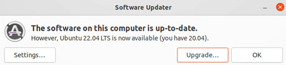ubuntu upgrade banner